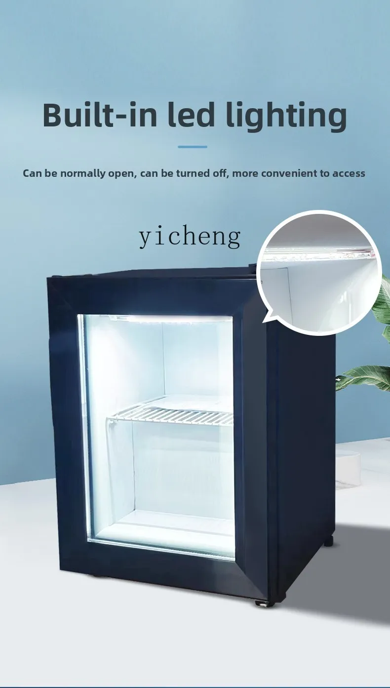 

TQH vertical mini ice cream ice cream yogurt cake display freezer small thin narrow cabinet -25 degrees