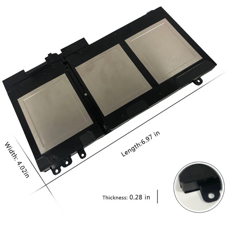 NGGX5 JY8D6 954DF 0JY8D6 451-BBUM RDRH9 Replacement Laptop Battery Compatible with DELL Latitude E5270 E5470 E5570 E5550 M3510