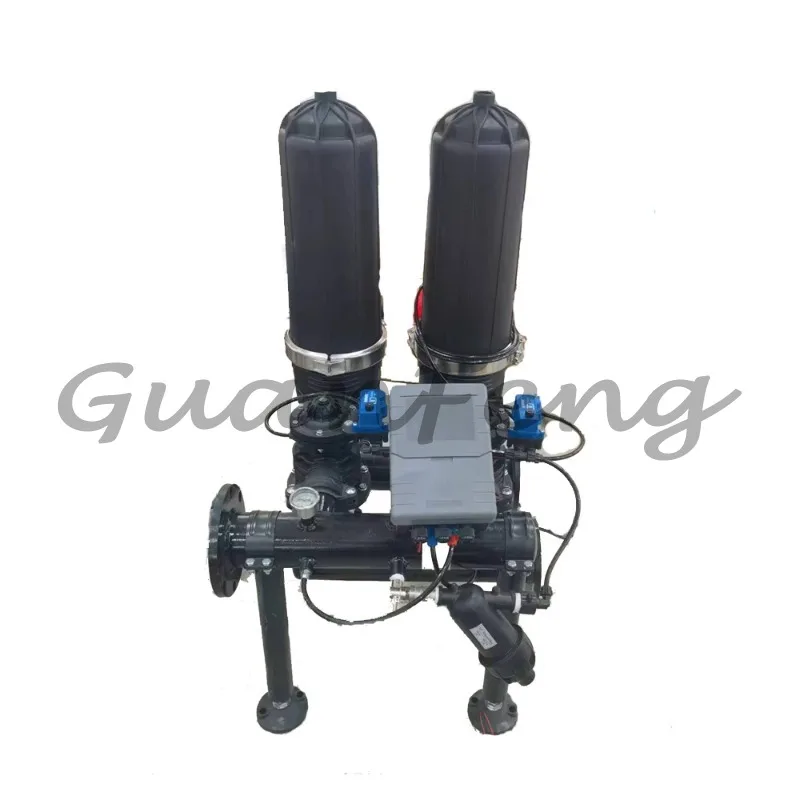 3 Inch Automatic Self-Cleaning Backwashing Disc Filter, 2 Units for Farm & Garden Drip Irrigation System