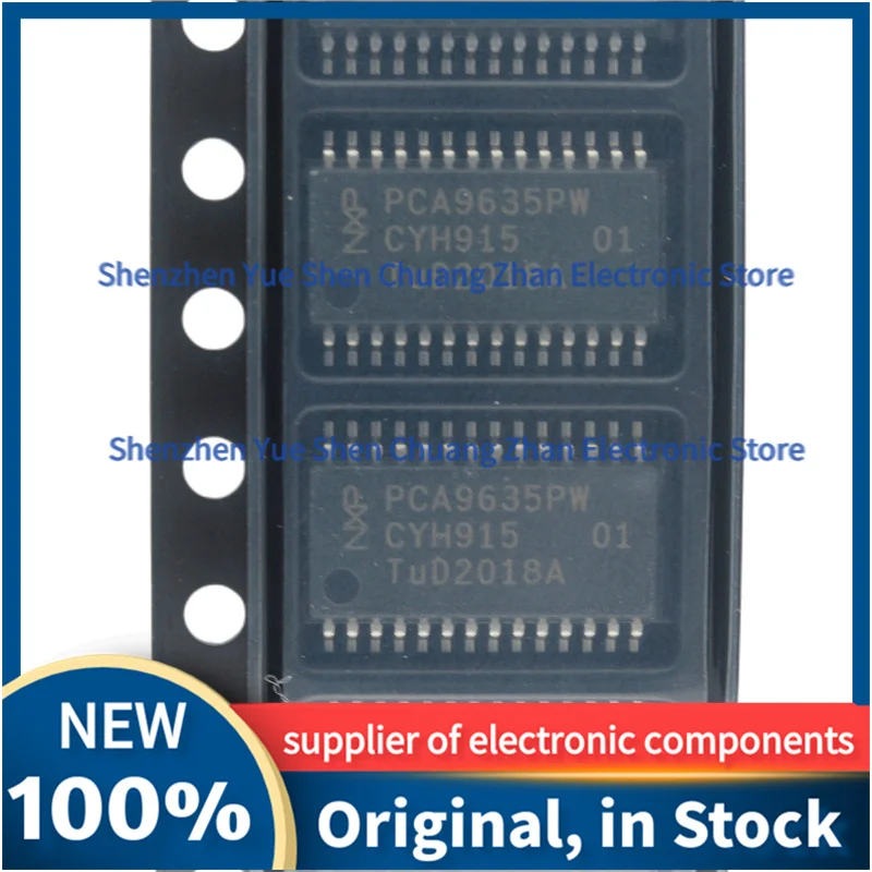10pcs/1pc PCA9685 PCA9685PW,118 PCA9635PW,118 TSSOP-28 TSSOP28 I2C 5V Voltage Source LED Controller Chip IC Integrated Circuit