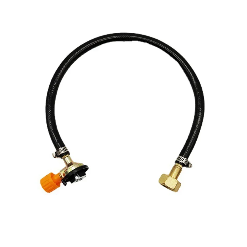 

Direct-Connect Valve Gas Tank Connector Outdoor Activities Effortless Operation Longevity And Resistance Sturdy Rubber Tube