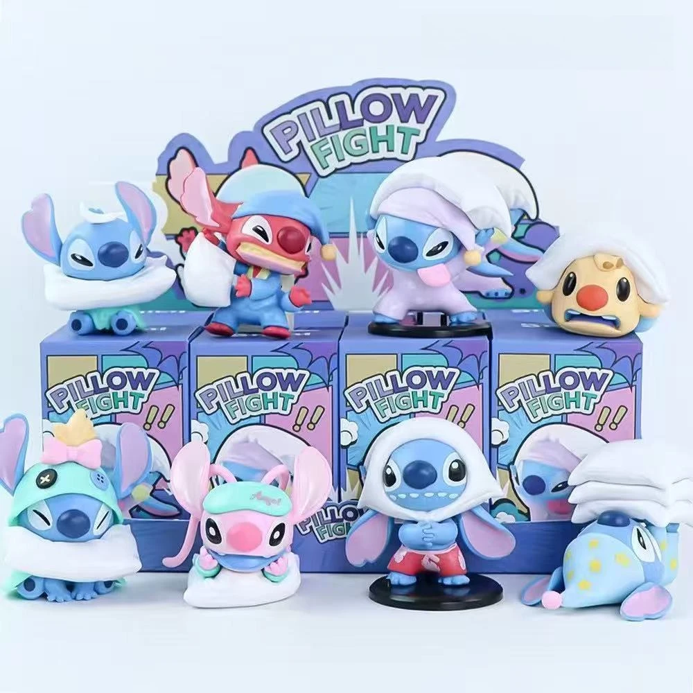 

Stitch Pillow Fight Figure，Cute Decor for Desk & Car，Lilo & Stitch collection，Lilo & Stitch Merchandise