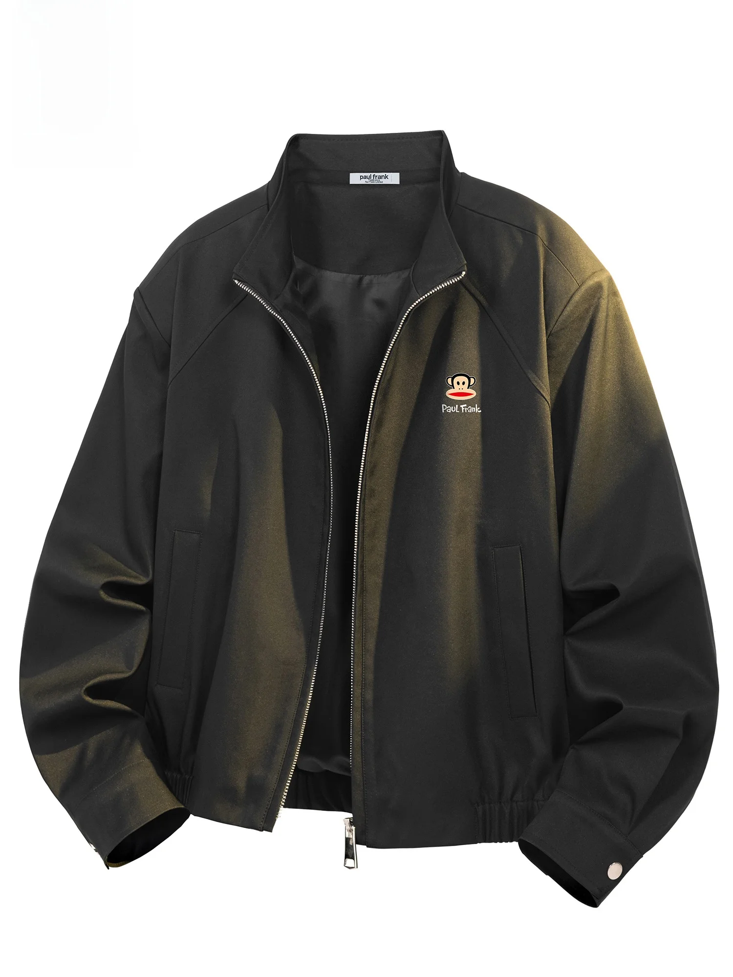 

Куртка Paul Frank M Monkey Pure Color с воротником-стойкой, повседневная верхняя одежда, весна 2026, новая модель, простая универсальная куртка для отдыха