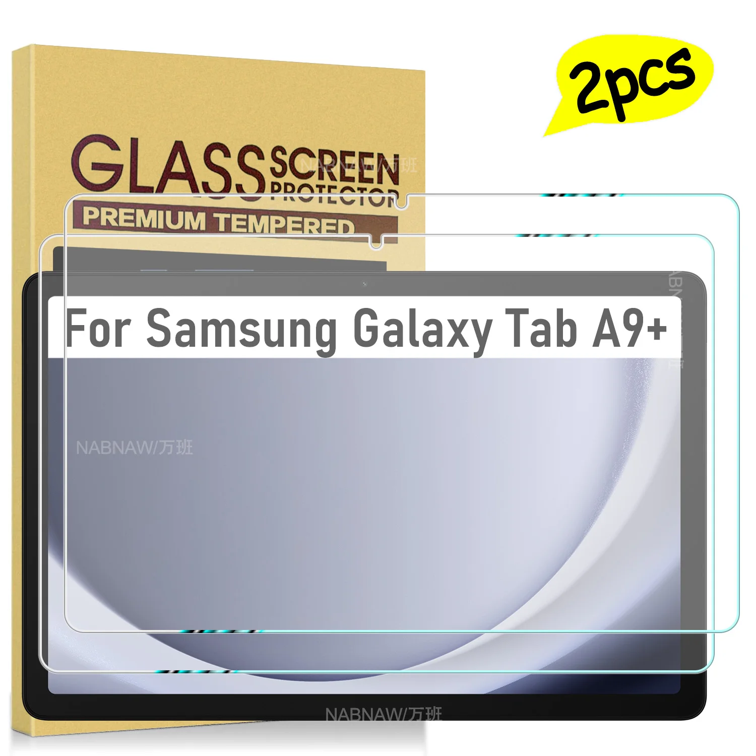 For Samsung Galaxy Tab A9+ Tempered Glass Screen Protector On Galaxy Tab A9 Plus 11 Scratch Proof Safety Glass Full HD Cover