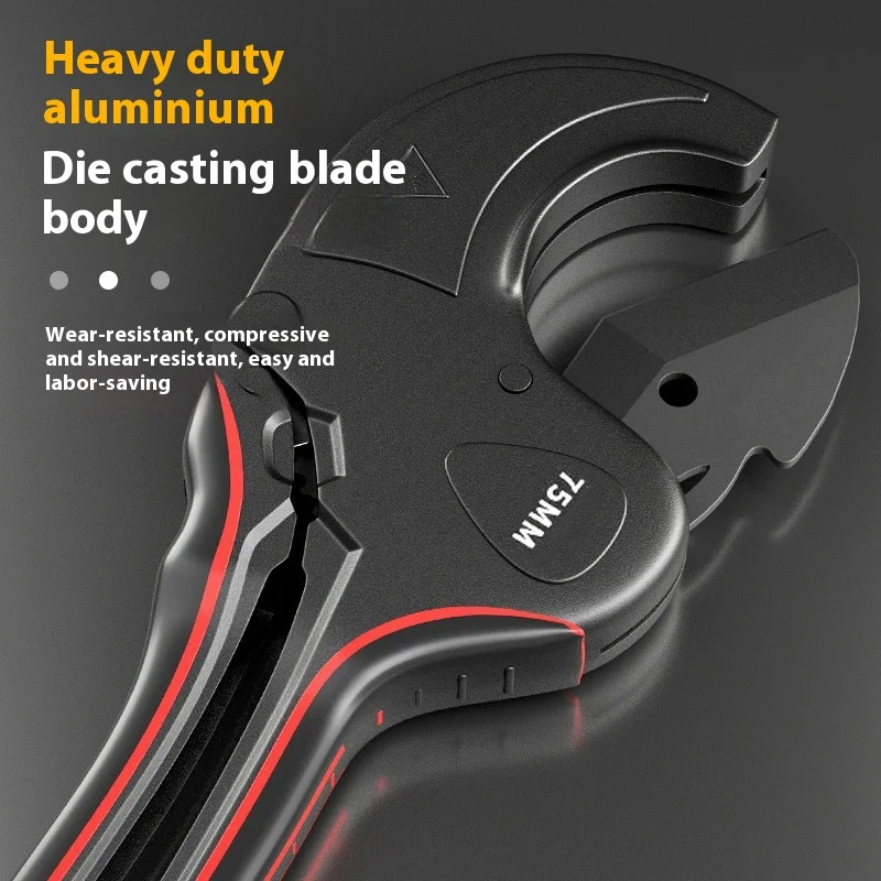 Wasser Rohr Schere Professionelle Hot Melt Rohr Schere PVC Scher Messer Rohr Cutter Rohr Cutter Selbst-Locking Ratsche Rohr Messer