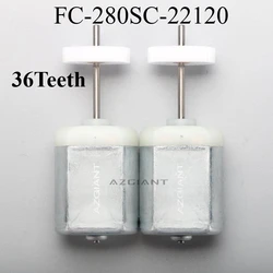 36Teeth 2pc Car Parts Mini DC Motors for VW Golf MK IV Jetta A4 Bora Power Door Lock Latch Actuator Fc280 Control FC-280SC-22120