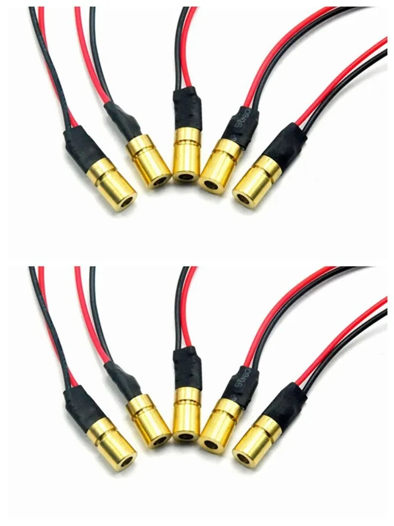 Kuningan Mini 780nm 3mW inframerah IR Laser dioda Dot modul DC3V-5V 6x10mm