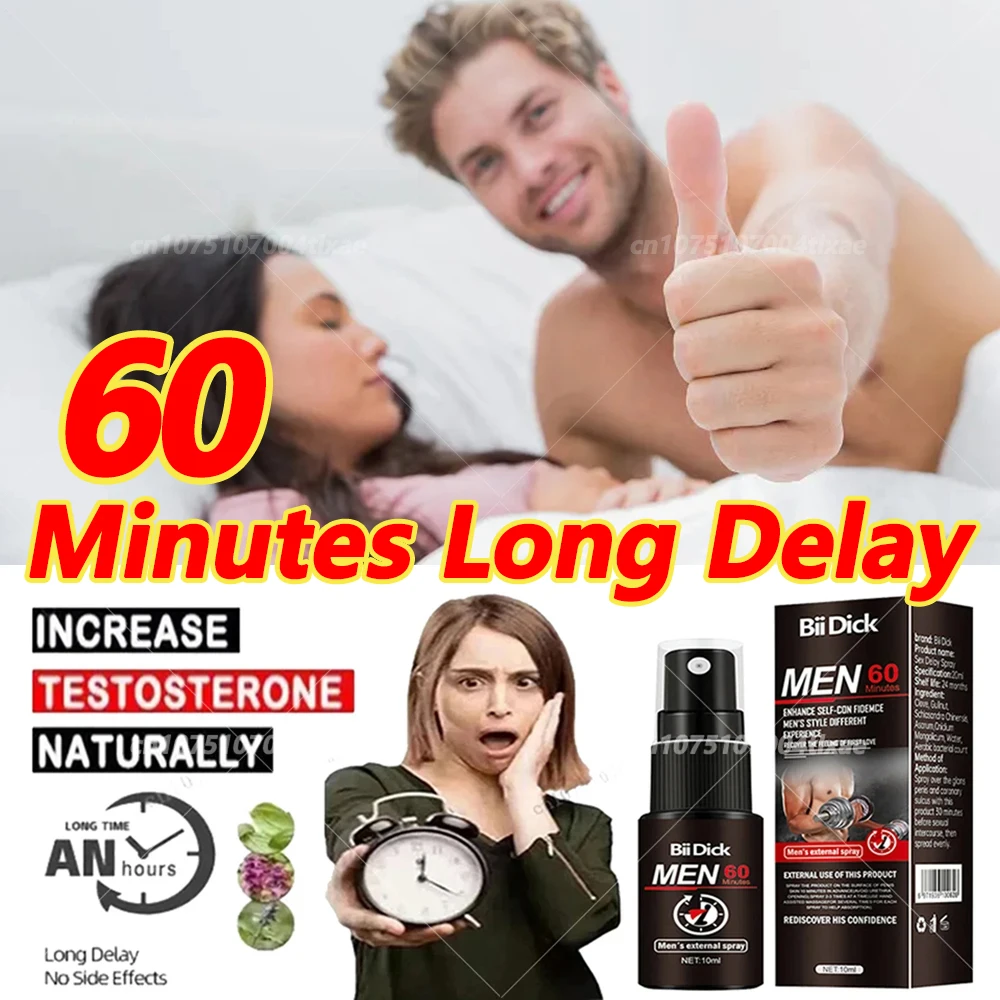 

Sex Delay Spray for Men To Extend Sex Time Anti Premature Ejaculation Products Fast Erection Long Lasting 60miuntes