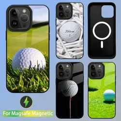 Sport Golf Ball Phone Case For iPhone 15,14,13,12,11,Plus,Pro,Max Mini Magsafe Magnetic Wireless Charging