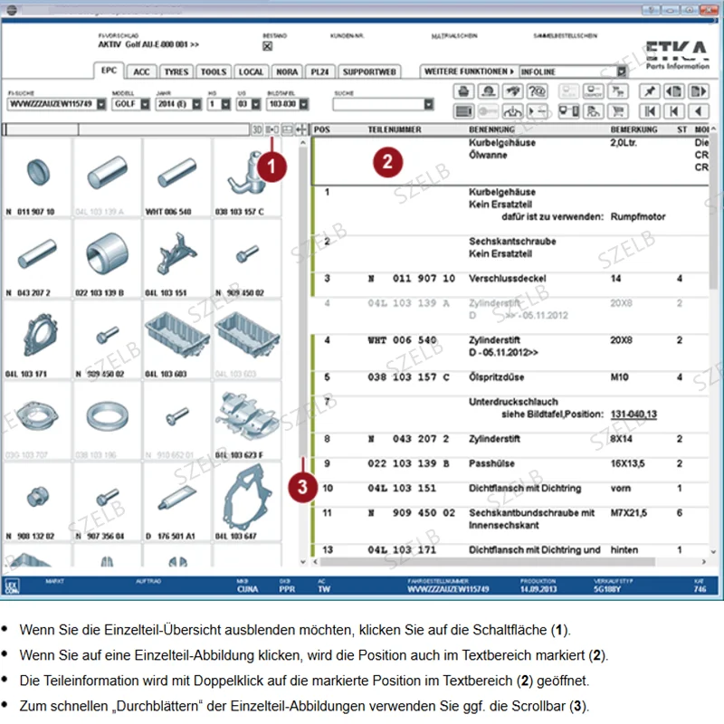 엘카 8.6 (ELSAWIN 6.0 최신 유지보수 소프트웨어 포함) 차량 전자 부품 카탈로... - 3