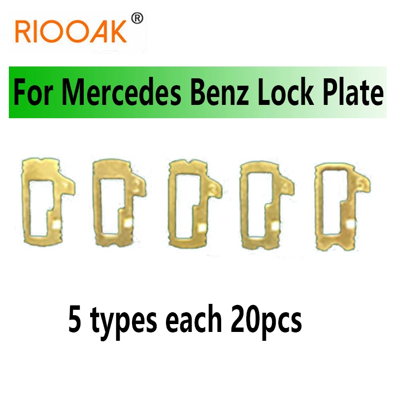 

100pcs/lot HU64# Car Lock Reed Plate For Mercedes Benz M452 For Honda Half Locking Plate Auto Lock Repair Accesories