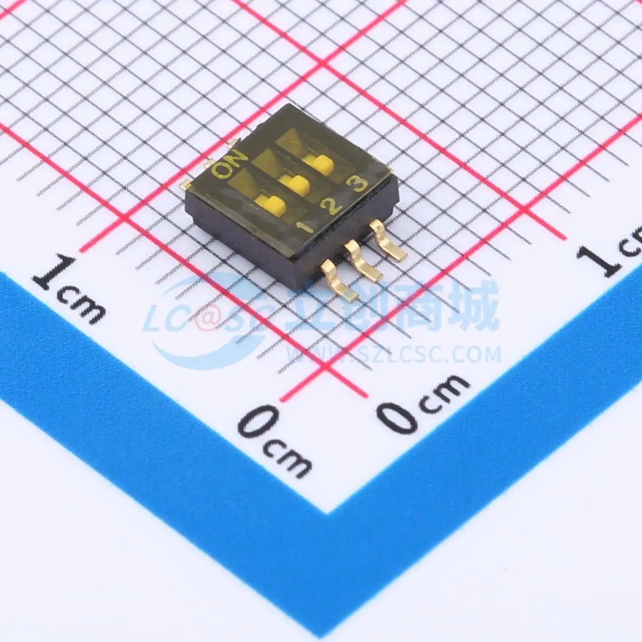 24 шт. SMXMS-03K-TR SMD P 1,27 мм SPST 3 DIP-переключателя