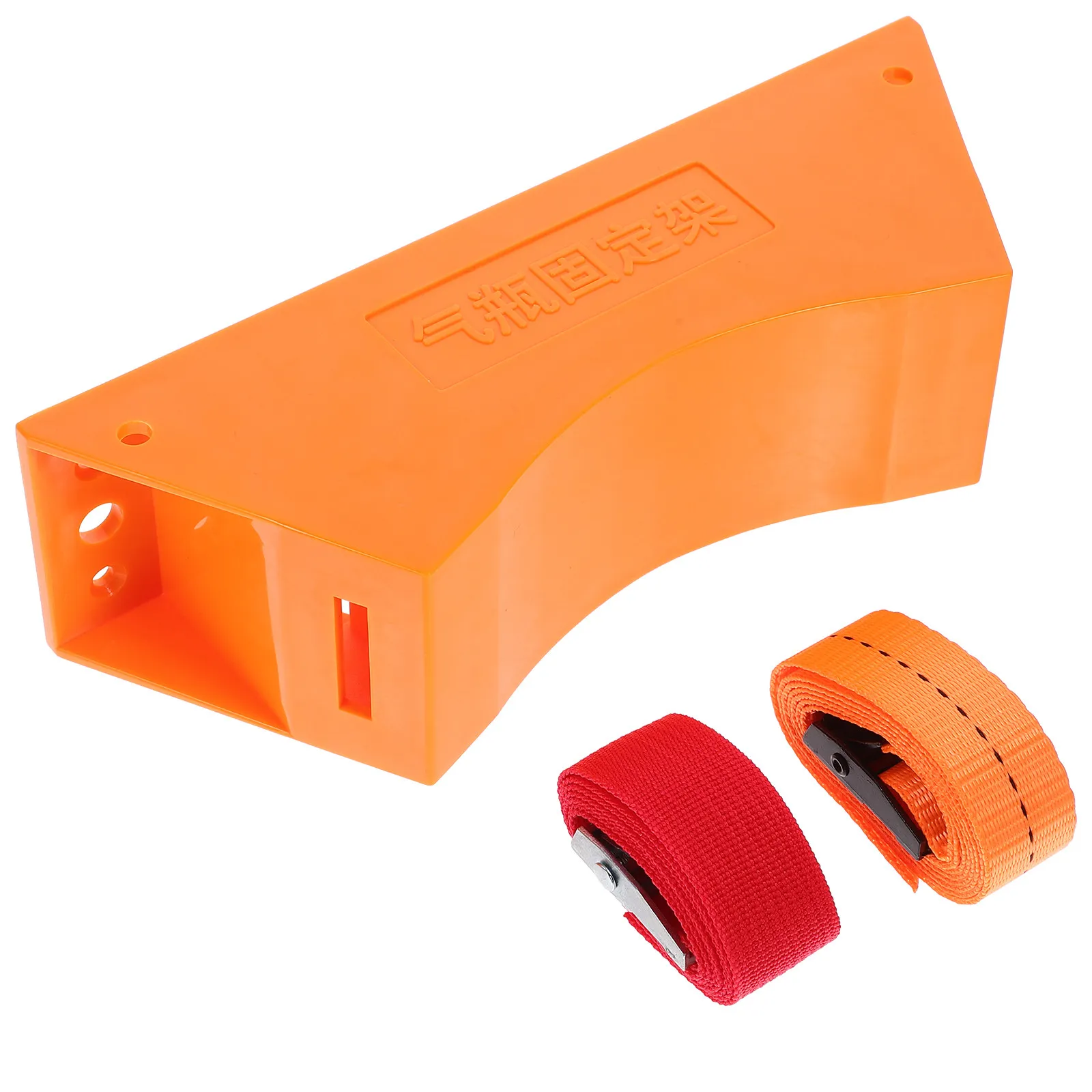 1Set Gas Cylinder Bracket Sturdy Propane Tank Stand Wall Mounted Holder Color May Vary Reliable Safety Cylinder Holder