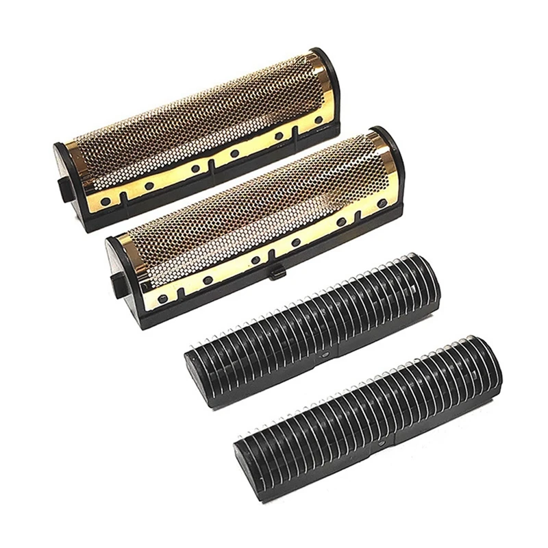 2X cortador de repuesto para afeitadora Red + cabezal cortador para Andis 17150 17200 hoja de afeitar flotante inteligente 3D lavable dorada