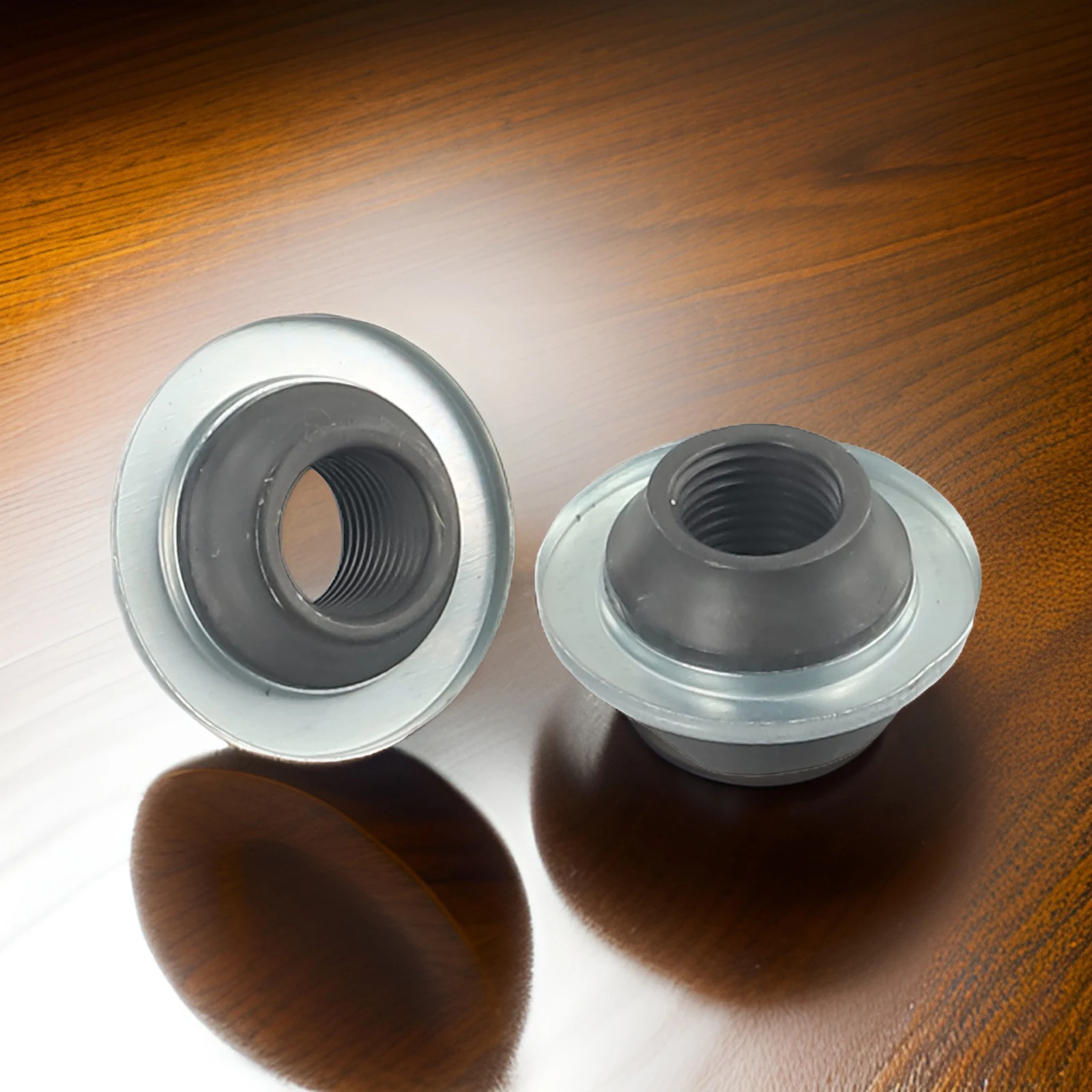 Bicycle Components Cone Nuts Designed for Solid Rear Wheel Compatibility Threaded at Standard Size of 3/8 Inch x 26 TPI