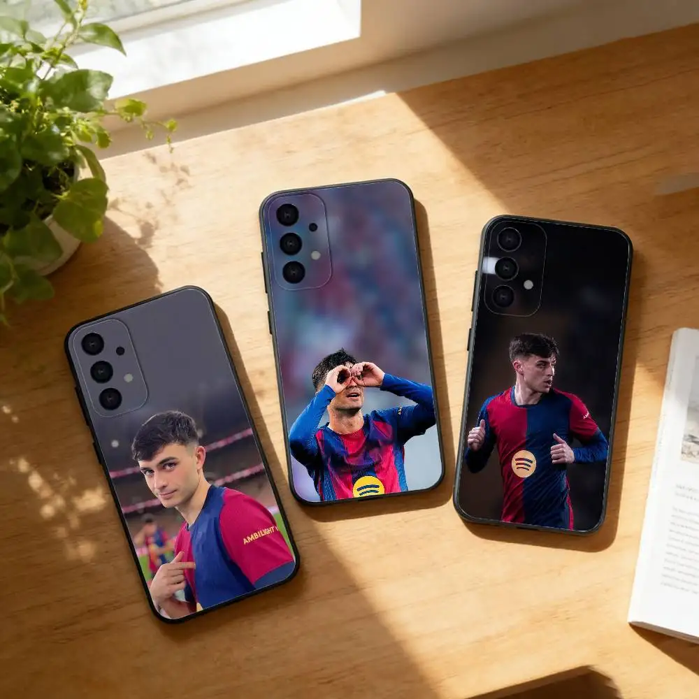 F-football barcelona pedri 8 Phone Case For Samsung S25,S24,S21,S22,S23,S30,Ultra,S20,Plus,Fe,Lite Black Shell
