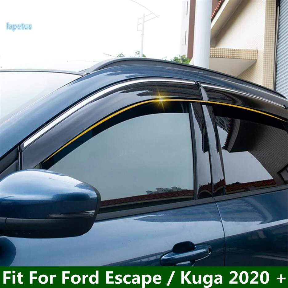 

Window Visor Vent Shade Rain Sun Wind Guard Deflectors Awnings Shelters Cover For Ford Escape / Kuga 2020 - 2023 Car Accessorie