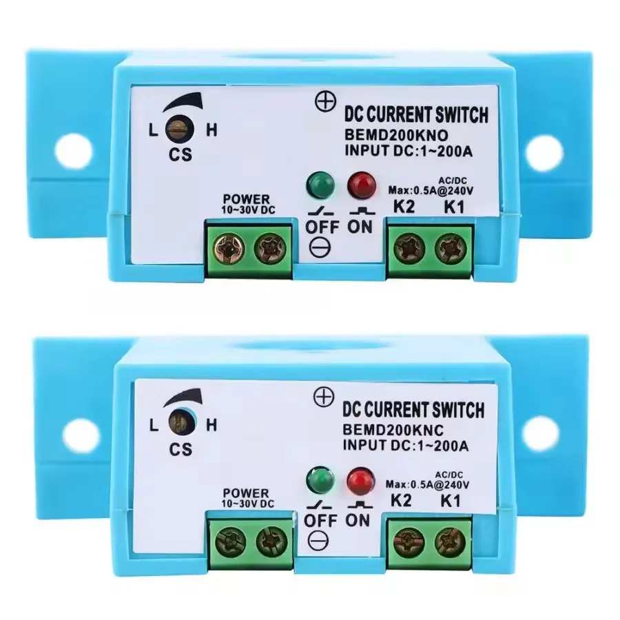 

Adjustable AC Current Sensing Switch 1~200A DC 10-30V Flameproof Control Switch