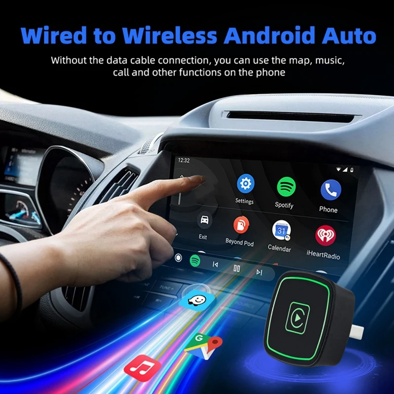 

Автомобильный смарт-бокс, беспроводной адаптер CarPlay, беспроводной Android Auto Dongle Smart AI Box 2