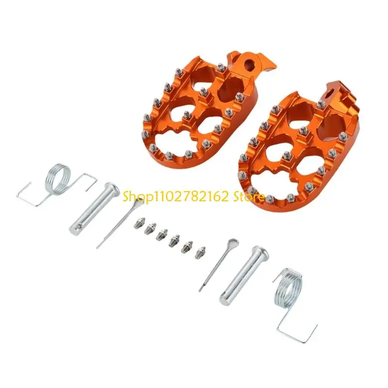 

547B Corrosion Resistant Nonslip Motorcycle Foot Pegs Provides Excellent Grip And Corrosion Resistance For Optimally Grip 2pcs