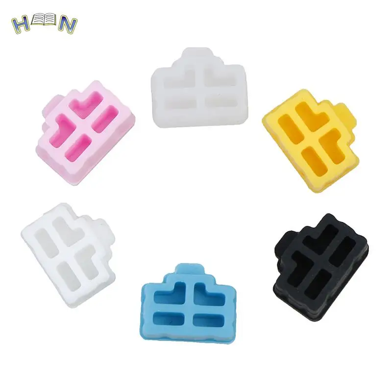 10pcs/lot Ethernet Hub Port RJ45 Anti Dust Cover Cap Protector Plug RJ45 Dust Plug For Laptop/ Computer/ Router RJ45 Connector