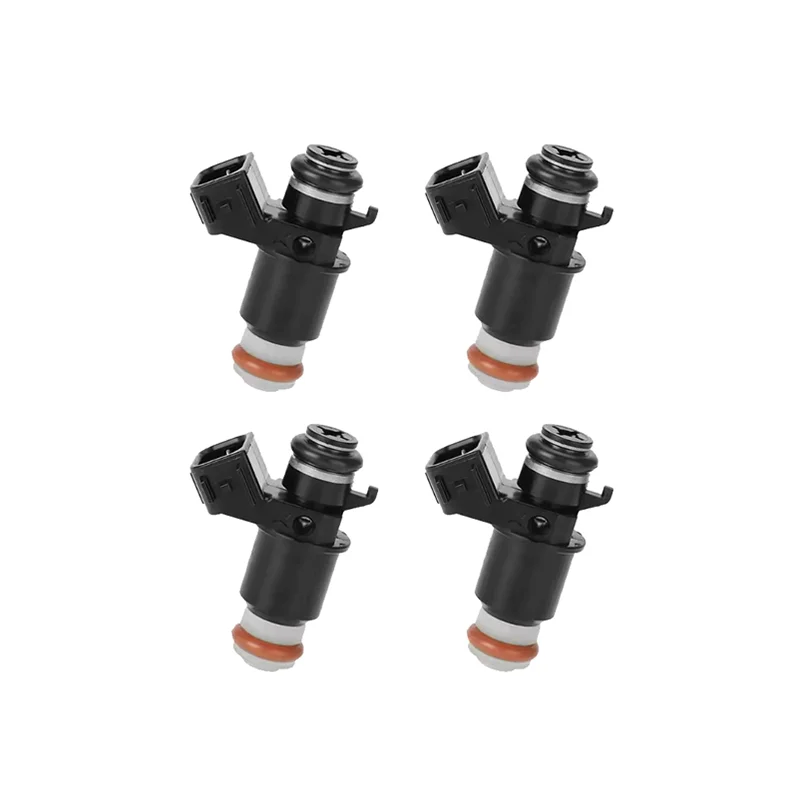 4Pcs Fuel Injector Nozzle For Kawasaki Ninja ZX-6R ZX636 2005-2006 ZX-6RR ZX600 2005-2006 OE No.:49033-0009,490330009