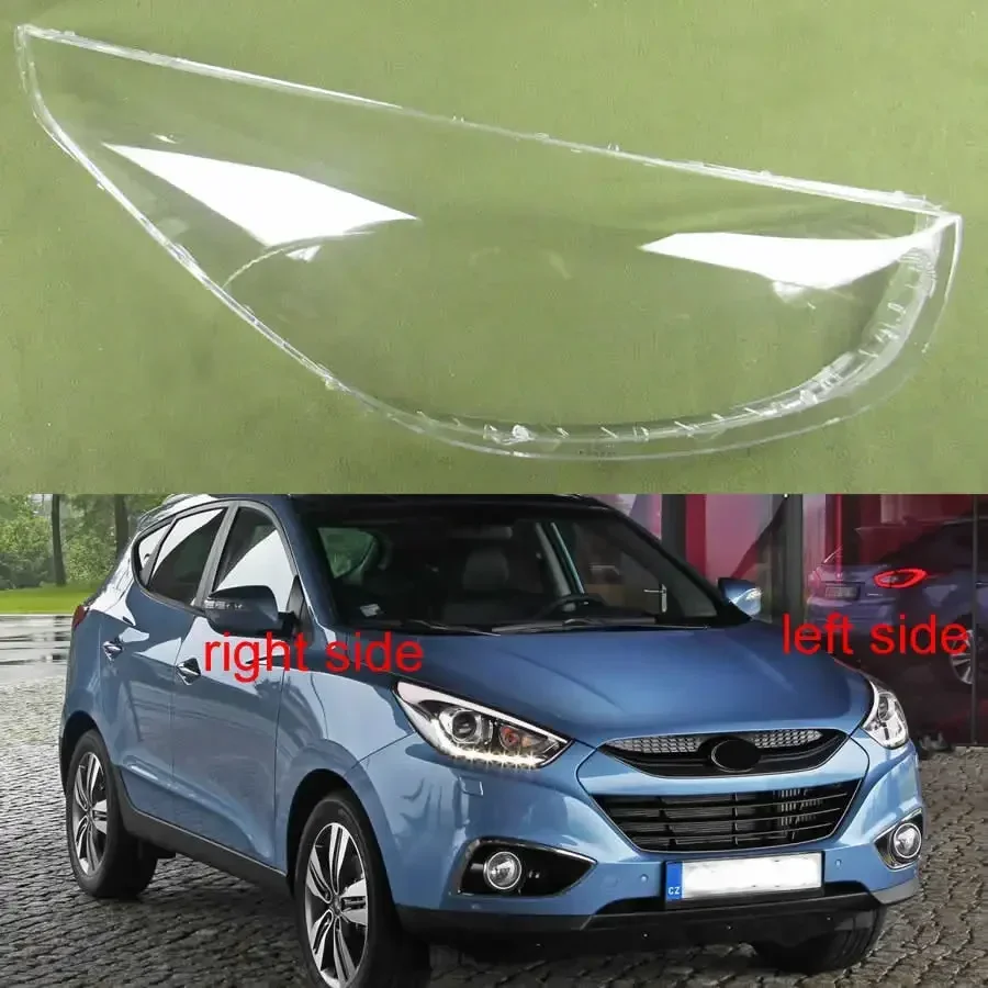 

Для Hyundai IX35 2013 2014 2015, крышка передней фары, прозрачный корпус фары, линза из плексигласа, замена оригинального абажура