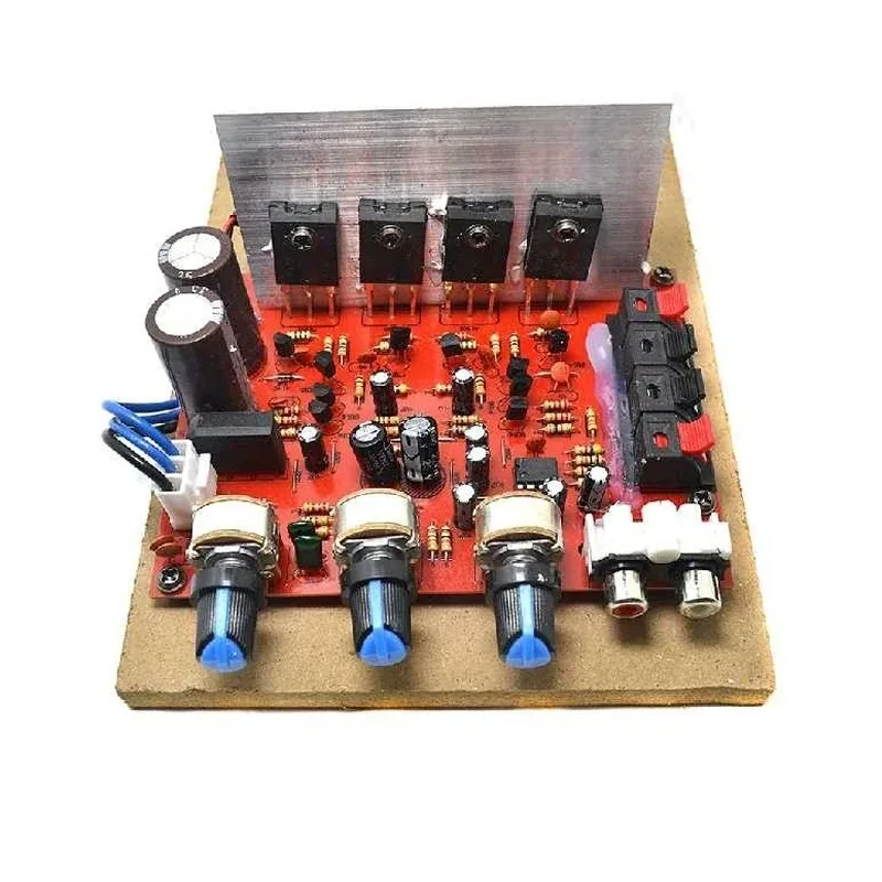 220V 200W modified DIY high power tube HIFI fever grade finished amplifier board kit can be added with Bluetooth