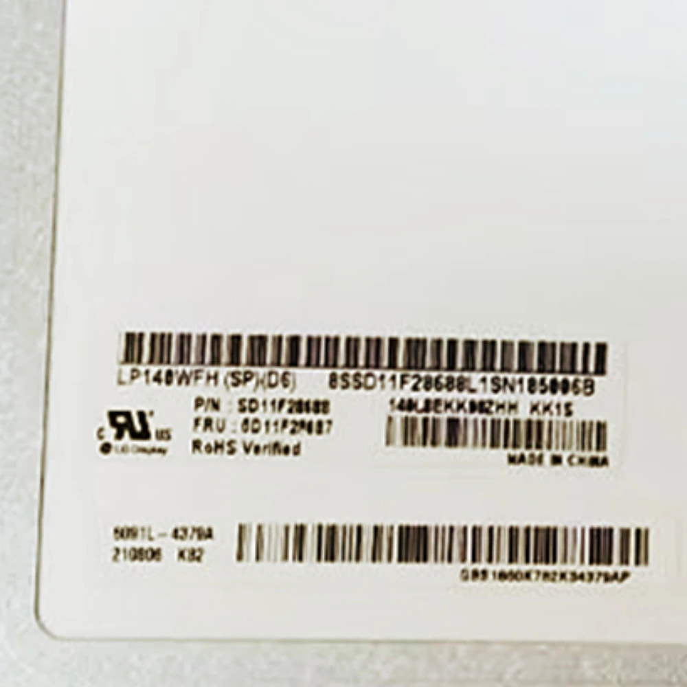

LP140WFH SPD6 SPD5 SPD7 SPD3 14,0-дюймовый ЖК-экран для ноутбука 1920x1080