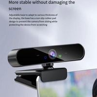 4K Webcam 1080P 2K Web Camera with Microphone Autofocus USB Computer Laptop PC Camera for Living / Video Calling / Conference