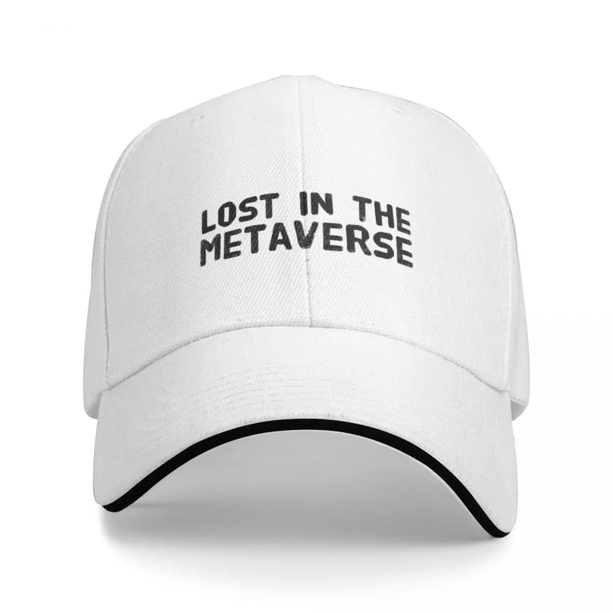 Lost In The Metaverse Virtual Augmented Reality Baseball Cap Streetwear Brand Man cap Mens Caps Women's