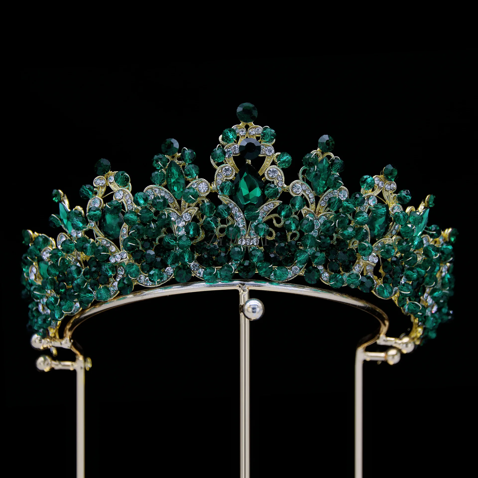 Couronne de princesse en cristal de reconstitution historique de beauté baroque européen et américain, biscuits Miss EtiAdvantages, pièce de sauna de fête de mariage