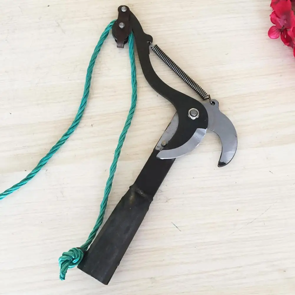 High Altitude Fruit Branch Scissors Energy-saving Scissors For Single Pulley With Rope Iron Store Bar For Garden Farm Tools