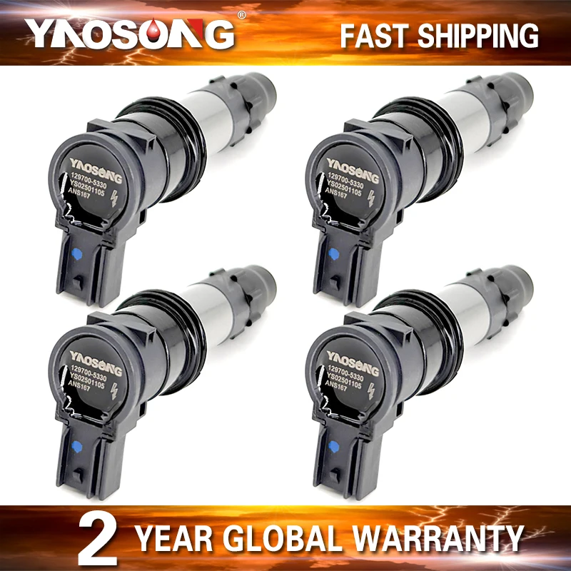Ignition Coil 129700-5330 33410-47H00 for Suzuki GSX-R600 GSXS750 GSX1250F GSX-R1000 GSX-S1000 GSF650 GSR750 2010-2025