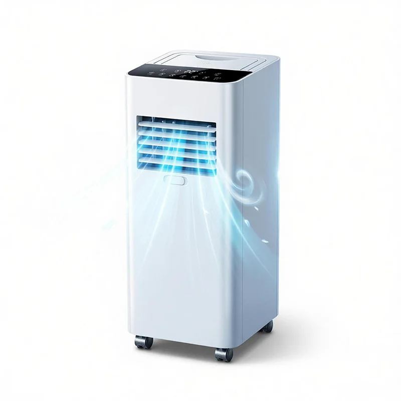 Compact 1200W Portable Air Conditioner, Quiet Cooling Unit, for Bedrooms and Home Offices, Floor-Standing Air Conditioner