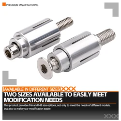 2pcs/set 13/16mm Expansion Screw Handguard Handlebar End Plugs Screw Universal Handle Bar Expand Screws Motorcycle Accessories