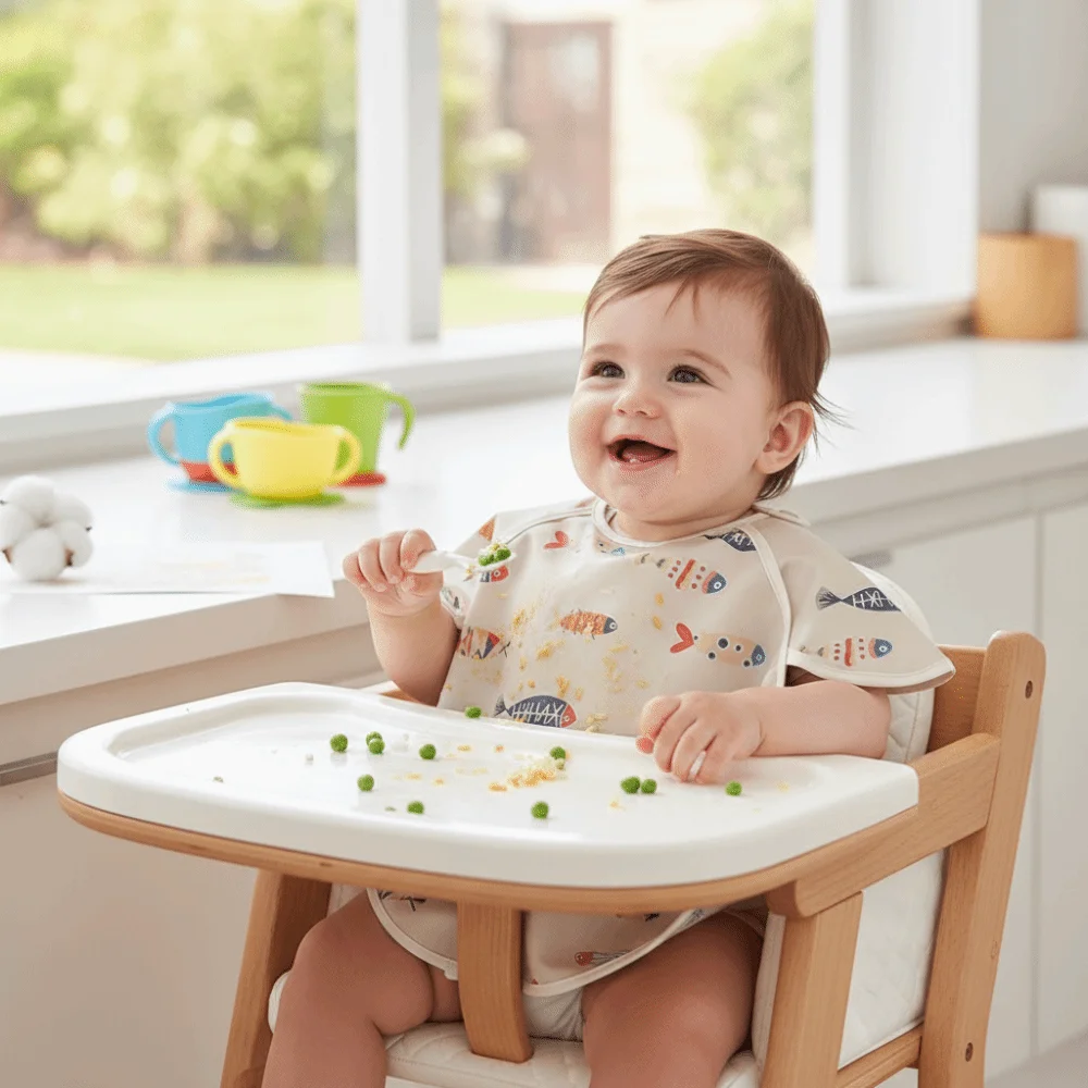 Babadores de bebê à prova d'água, saco de arroz, manga curta, sem mangas, avental de alimentação, à prova de sujeira, pano macio, babador para crianças pequenas