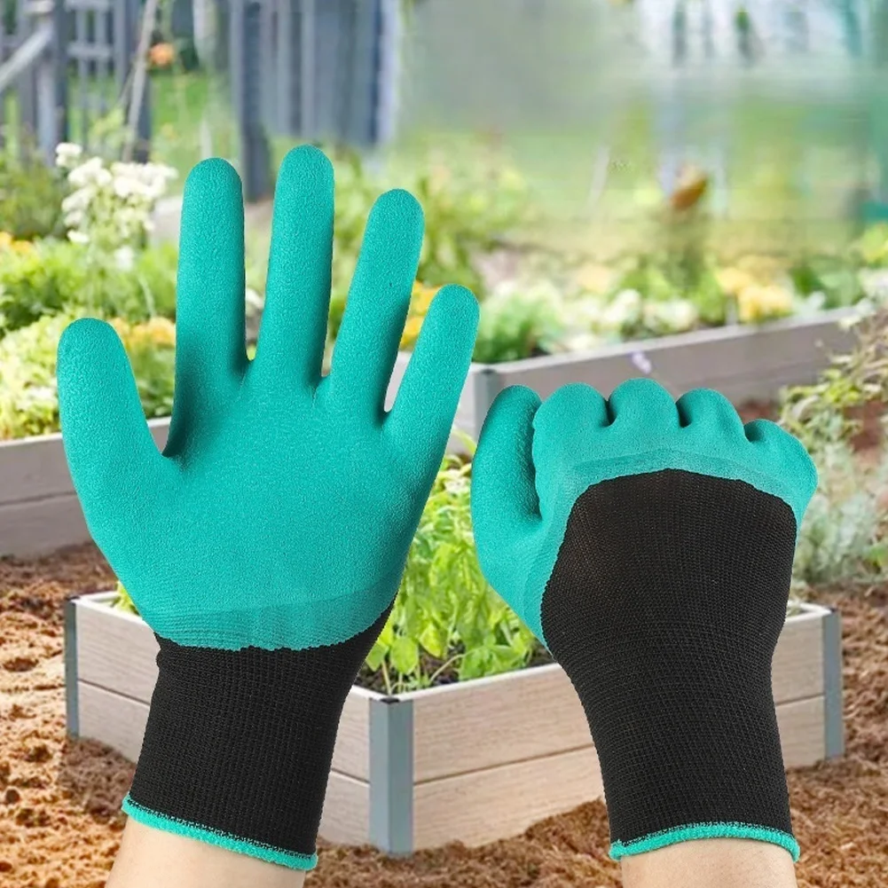 لينة اللاتكس قفازات العمل المنزلية Prick-proof قفازات اللاتكس الواقية عدم الانزلاق قفازات العمل تنفس لزراعة مقاومة للثقب