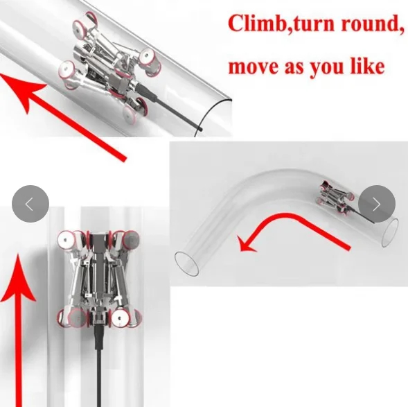 Tubo impermeável Scratcher para drenagem inspeção, esgoto câmera, robô dispositivo, IP68