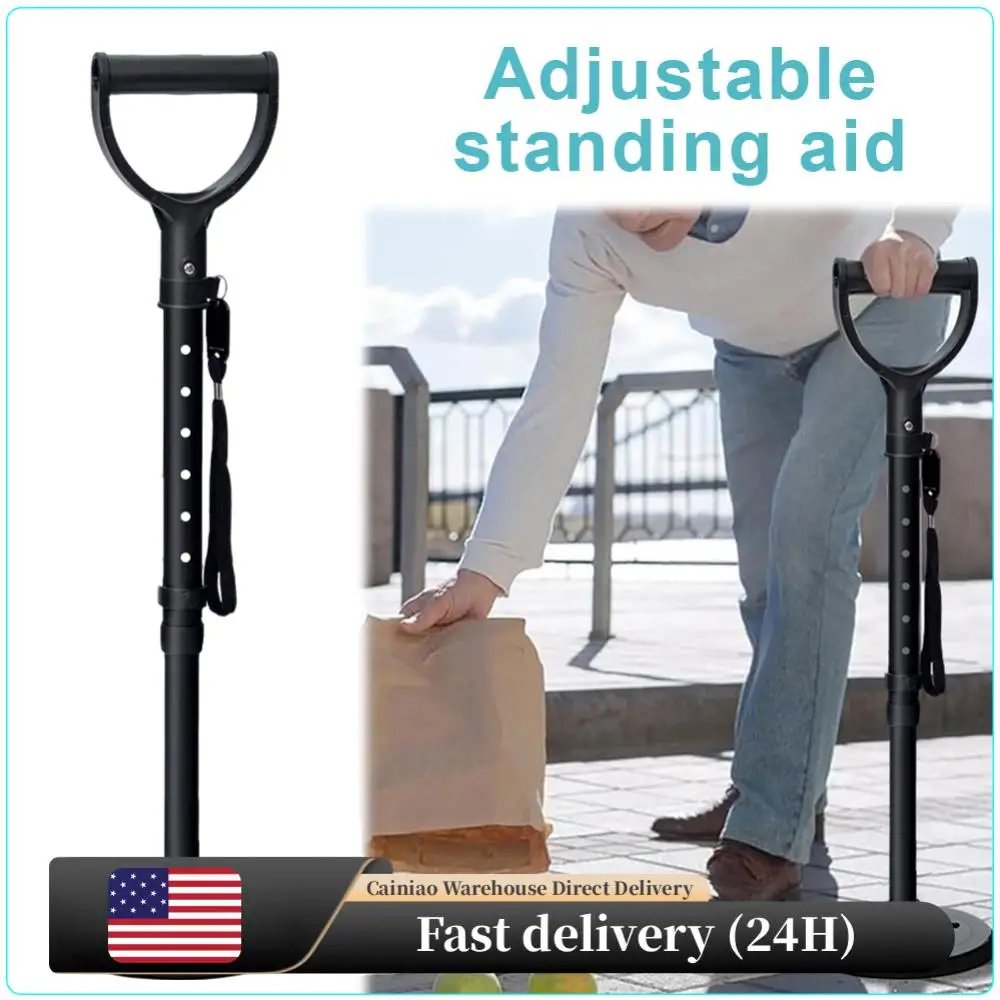 

Mobility Aids Tool with 7 Level Adjustable Standing Assist Device (Black)