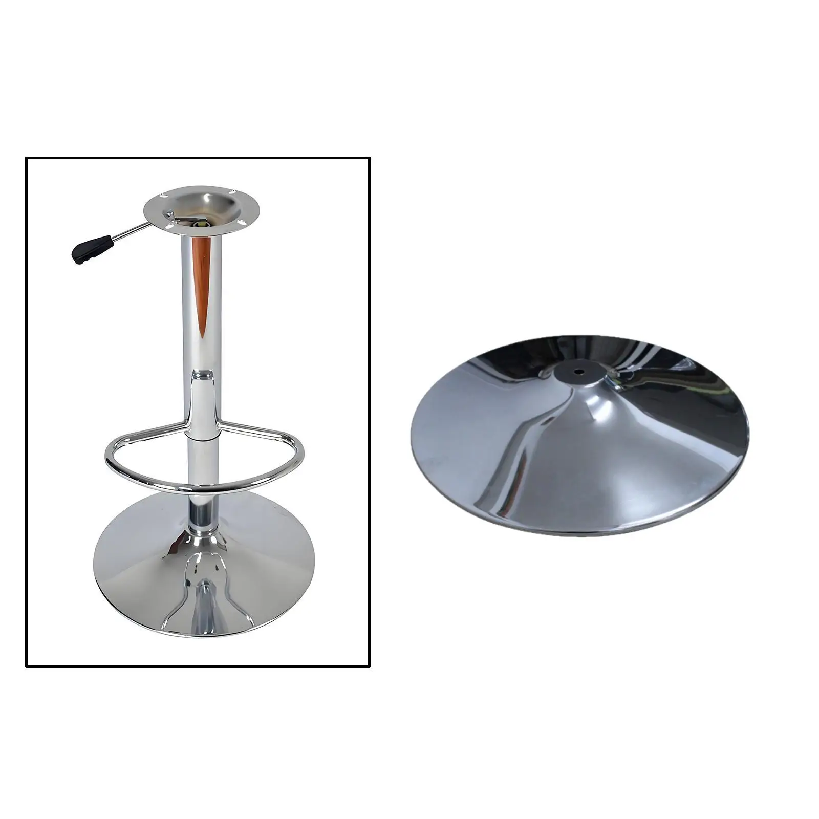 Bar Stool Round Base Hardware Heavy Duty Multifunction Replacement Chair Round Base Barstool Base for Swivel Office Dining Salon