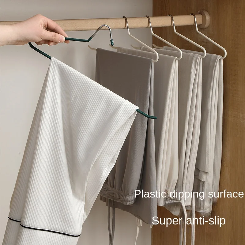 household non-marking trouser hanger, multi-functional anti-slip goose-shaped Z-shaped pants hanger, wardrobe storage artifact