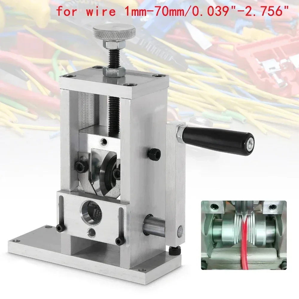 Manual Wire Stripping Machine House Hold Mini Scrap Cable Machine with Hand Crank for Stripping Scrap Copper Wire