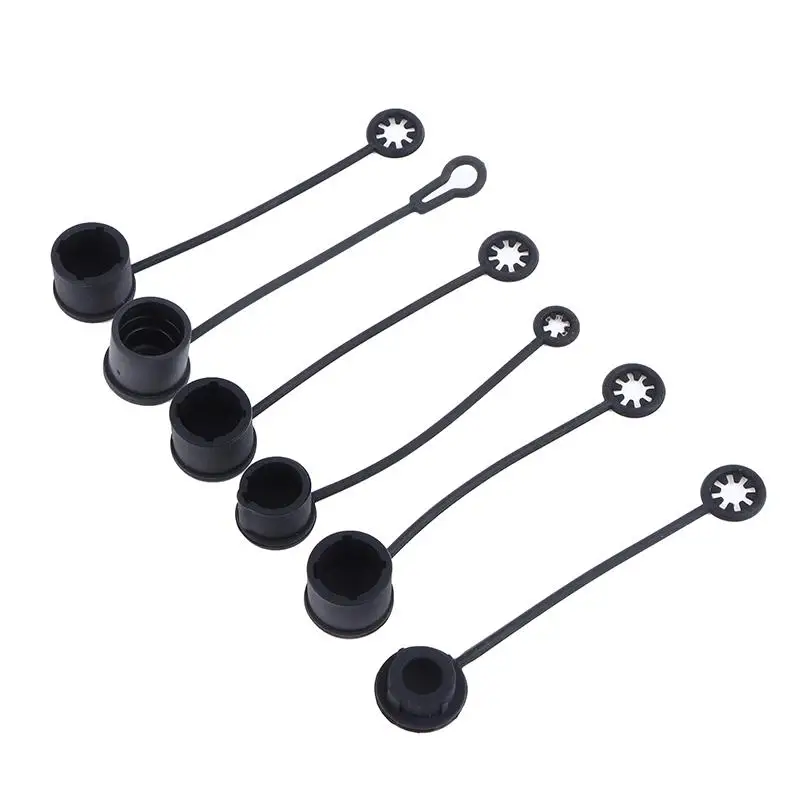 2Pcs Silicone Dust Cover For Audio Power Network Plugs XLR 6.35mm Speaker Connector Waterproof Protective Cap - view 6