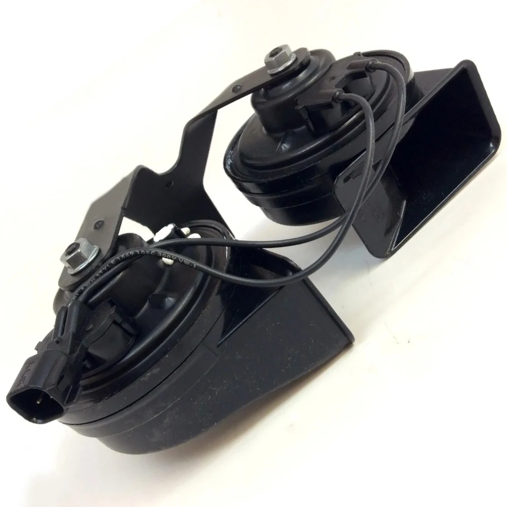 Kit klakson siput listrik ganda mobil dengan braket untuk Ford F-250 F-350 Super Duty 2017-2022 HC3Z-13832-D HC3Z-13832-E