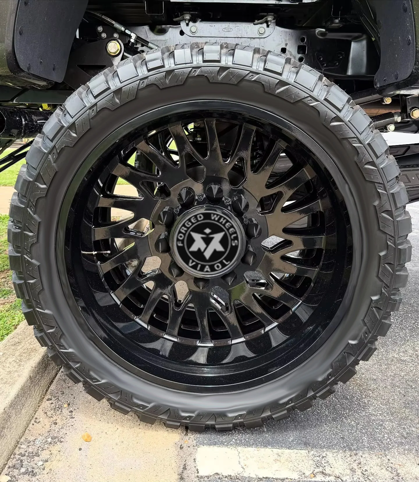 

VIAOL Forged wheel for Pickup SUV Off-Road Rim Customizable Dually rim 8x6.5 22 24 26 28 30 Inch Car Wheel for F-450 ram ford