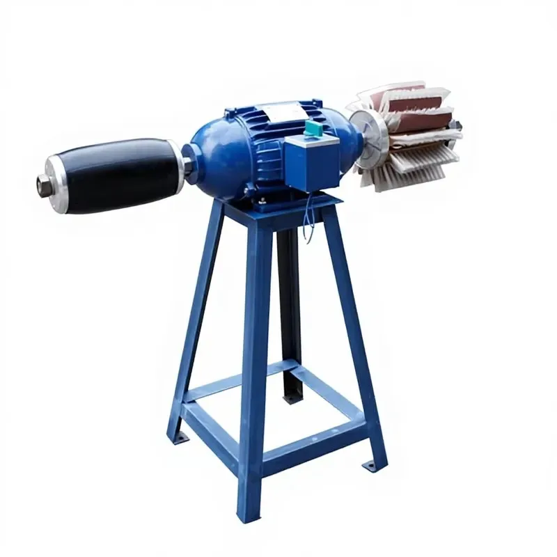 Adjustable Speed Polishing Machine with Brass Wheel and Angle Iron Bracket for Hair Dryer Motor Simple Design