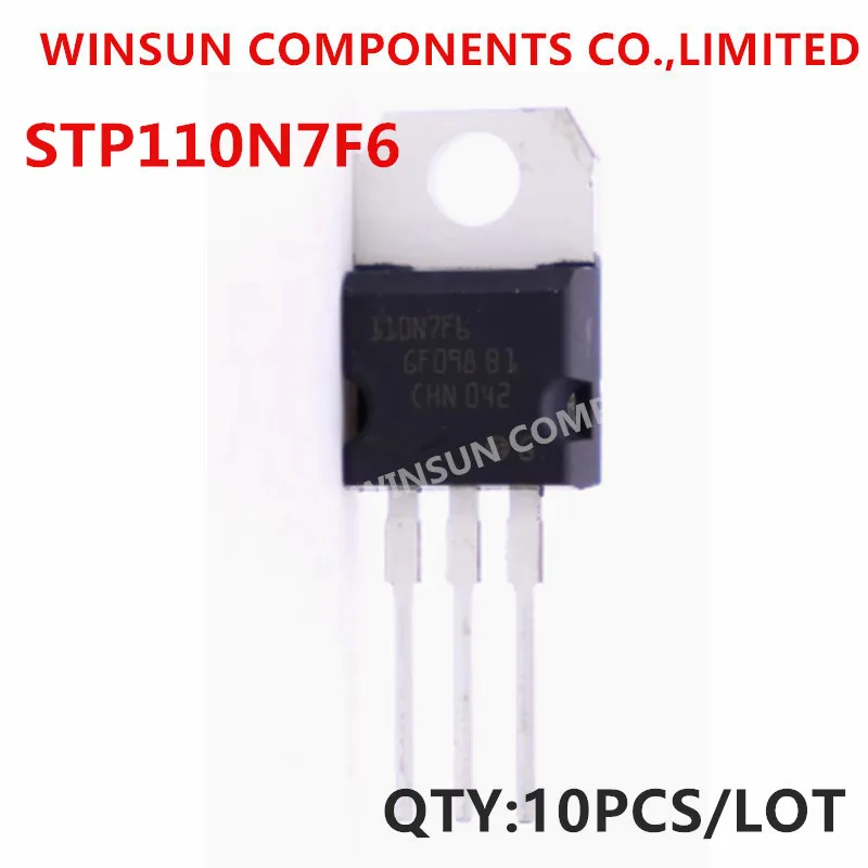 100% New Imported Original STP110N7F6 110N7F6 TO-220 N-channel MOS FET 110A 68V