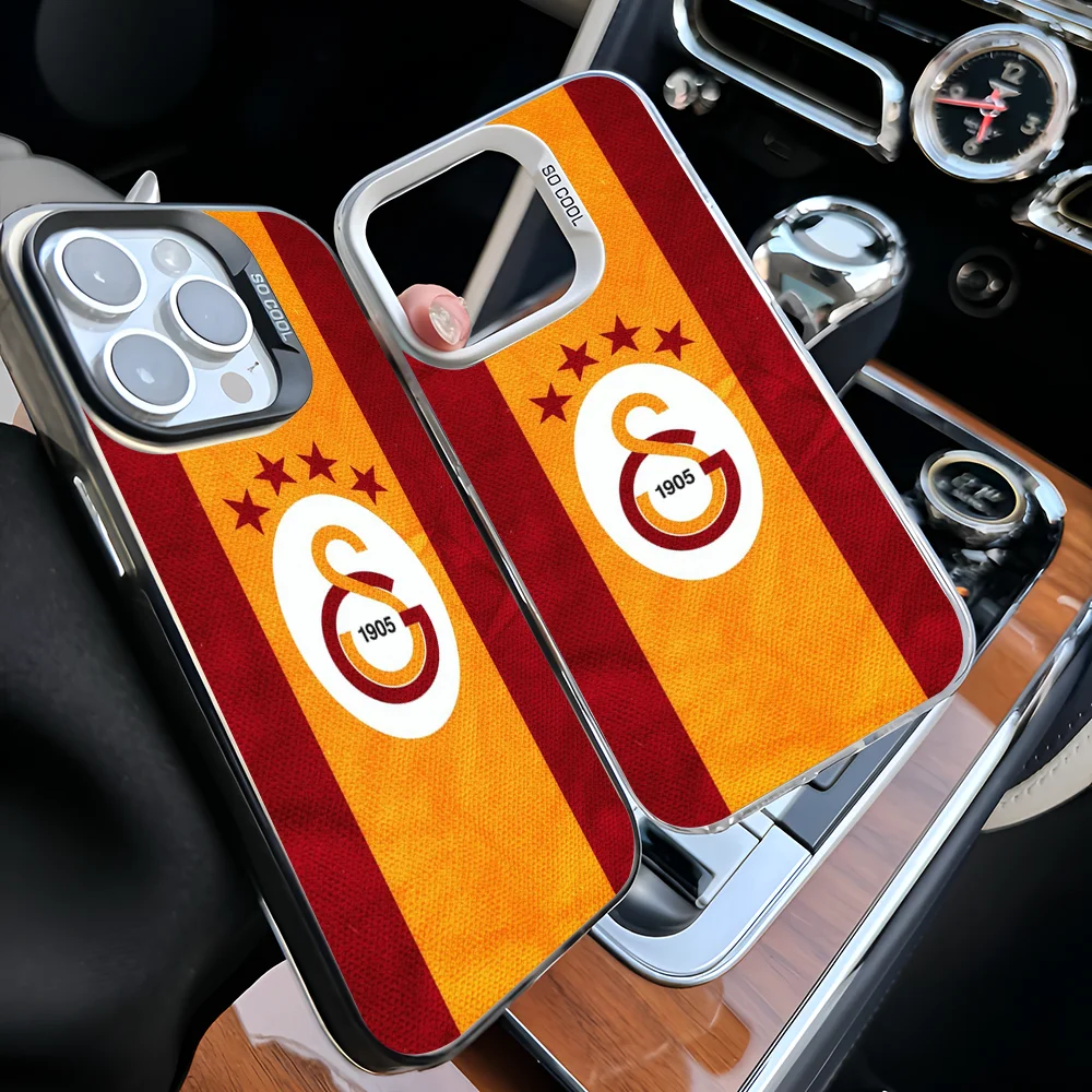 Epc G-Galatasaray 1905S Phone Case IMD Phone Case For IPhone 16 15 14 13 12 11 Pro Max Plus Color Silver Cover