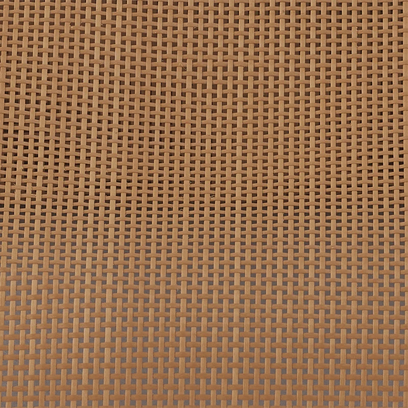 Rattan-Material, Kaffeefarbe, 0,4–0,55 m Breite, PE-Quadratgitter, Nachahmung von natürlichem Deckenfurnier, Dekoration, Möbel, Türrahmen, Bildschirmwebematte, Hilfsmaterial